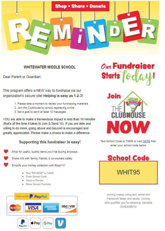 Fundraiser information