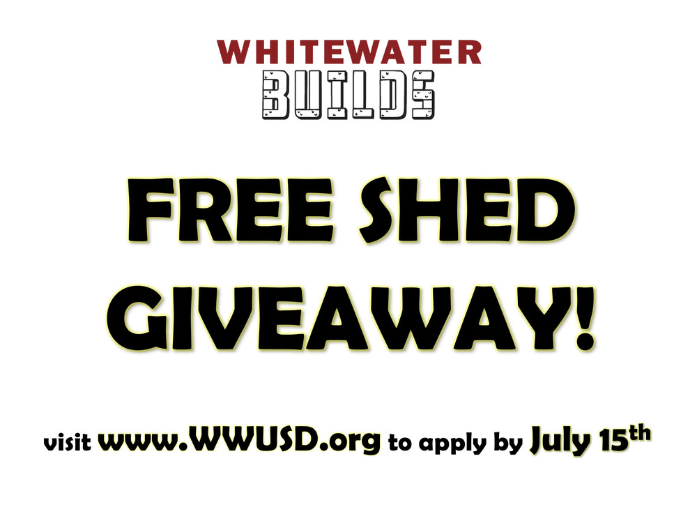 Shed giveaway