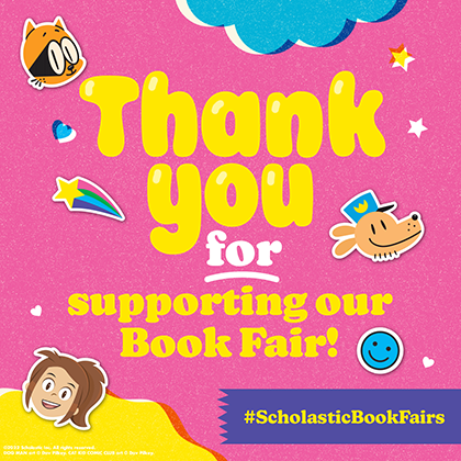 Scholastic Book Fair Thank You