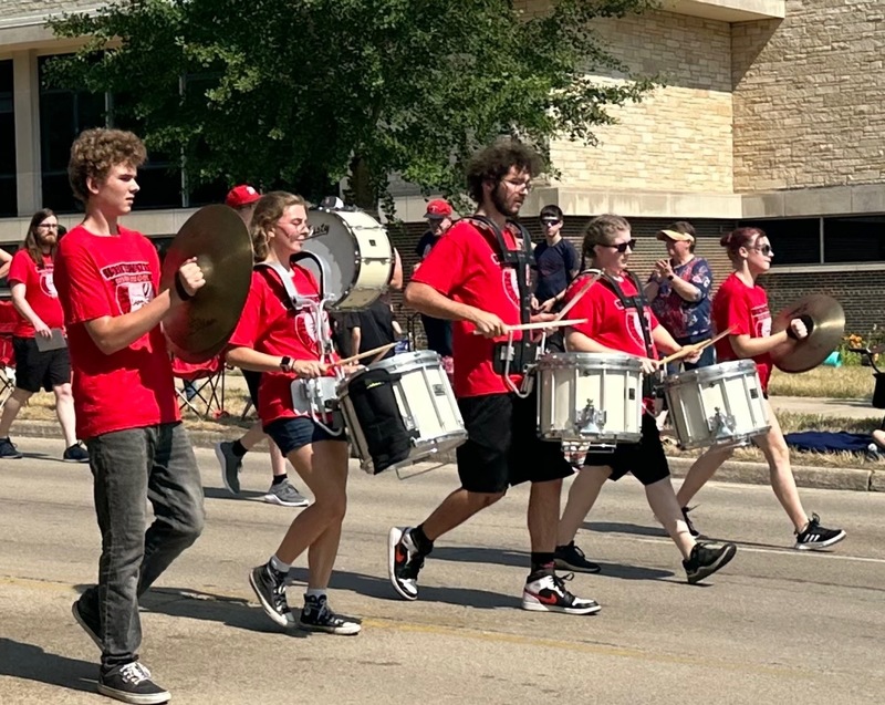 High School Groups Participate in Whitewater July 4 Parade Whitewater