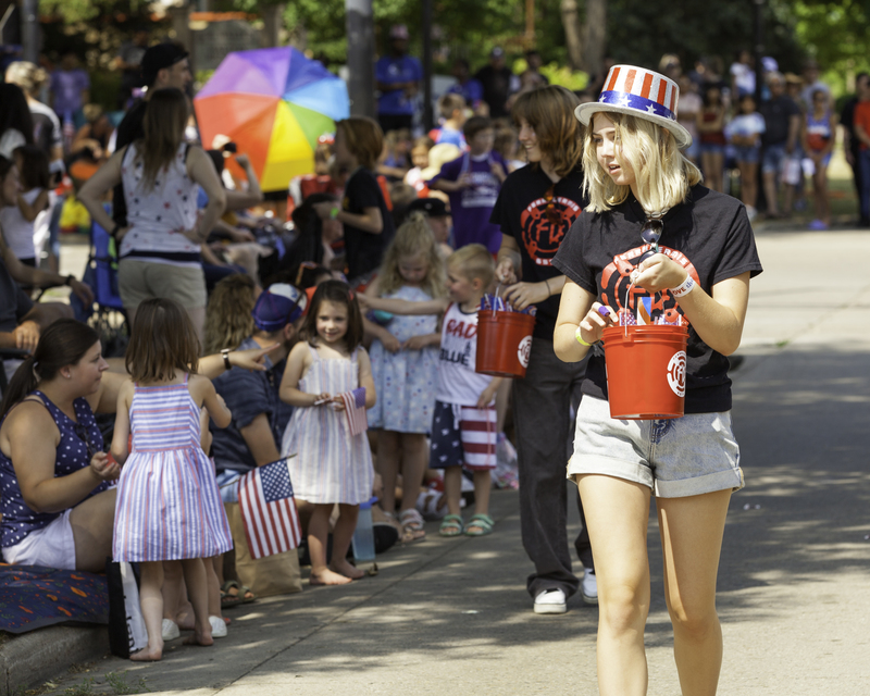 High School Groups Participate in Whitewater July 4 Parade Whitewater